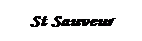 Zone de Texte: St Sauveur

