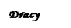 Zone de Texte: Dracy
